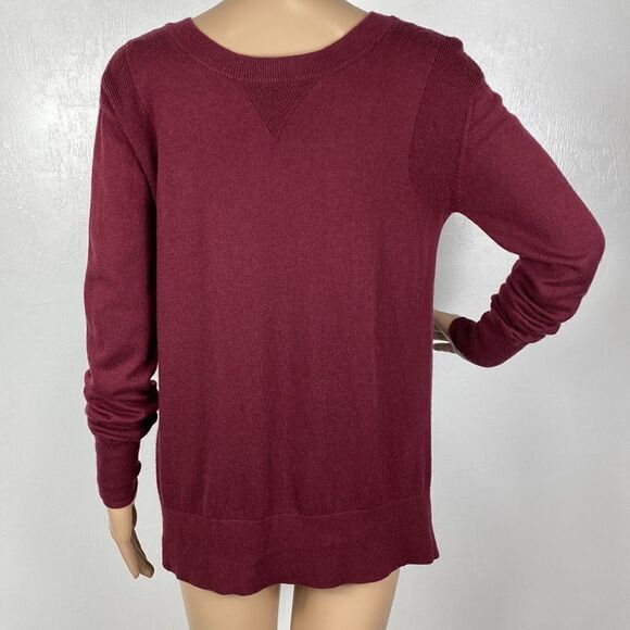 Lululemon Athletica burgundy color button closure yoga workout cardigan size 6 - Picture 5 of 9